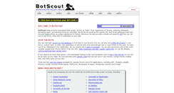 Desktop Screenshot of botscout.com