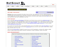 Tablet Screenshot of botscout.com